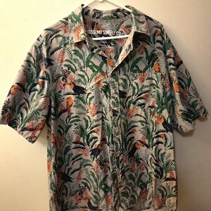 Mossimo Supply Co. Men's Jungle Print Button Down Shirt - Multicolor